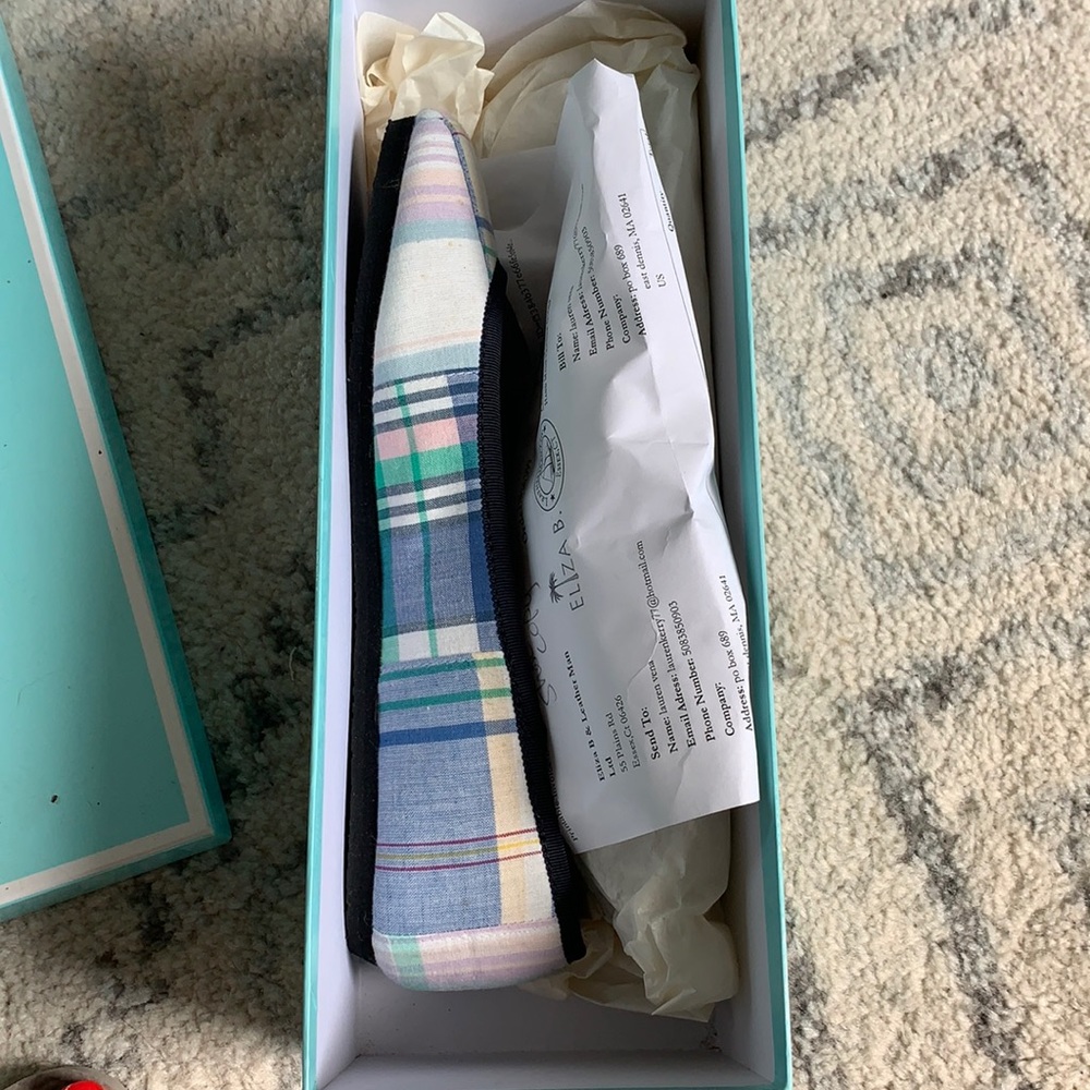 NWT Eliza b madras shoes